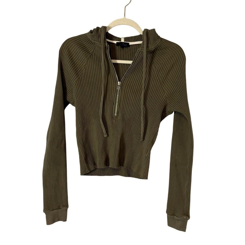 The Range Zip Hoodie Utility Green Size XS‎